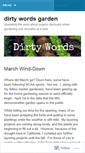 Mobile Screenshot of dirtywordsgarden.com